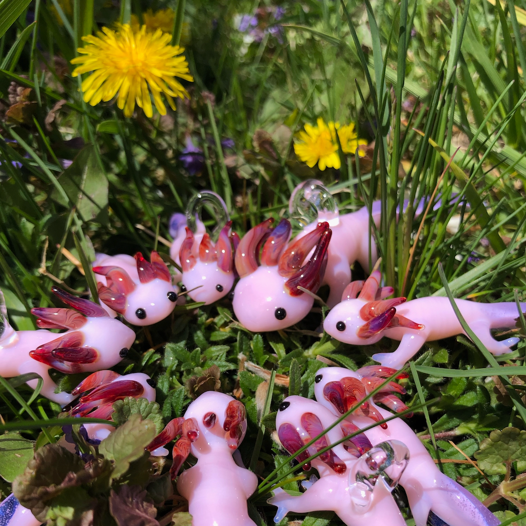 axolotl pendant/figurine